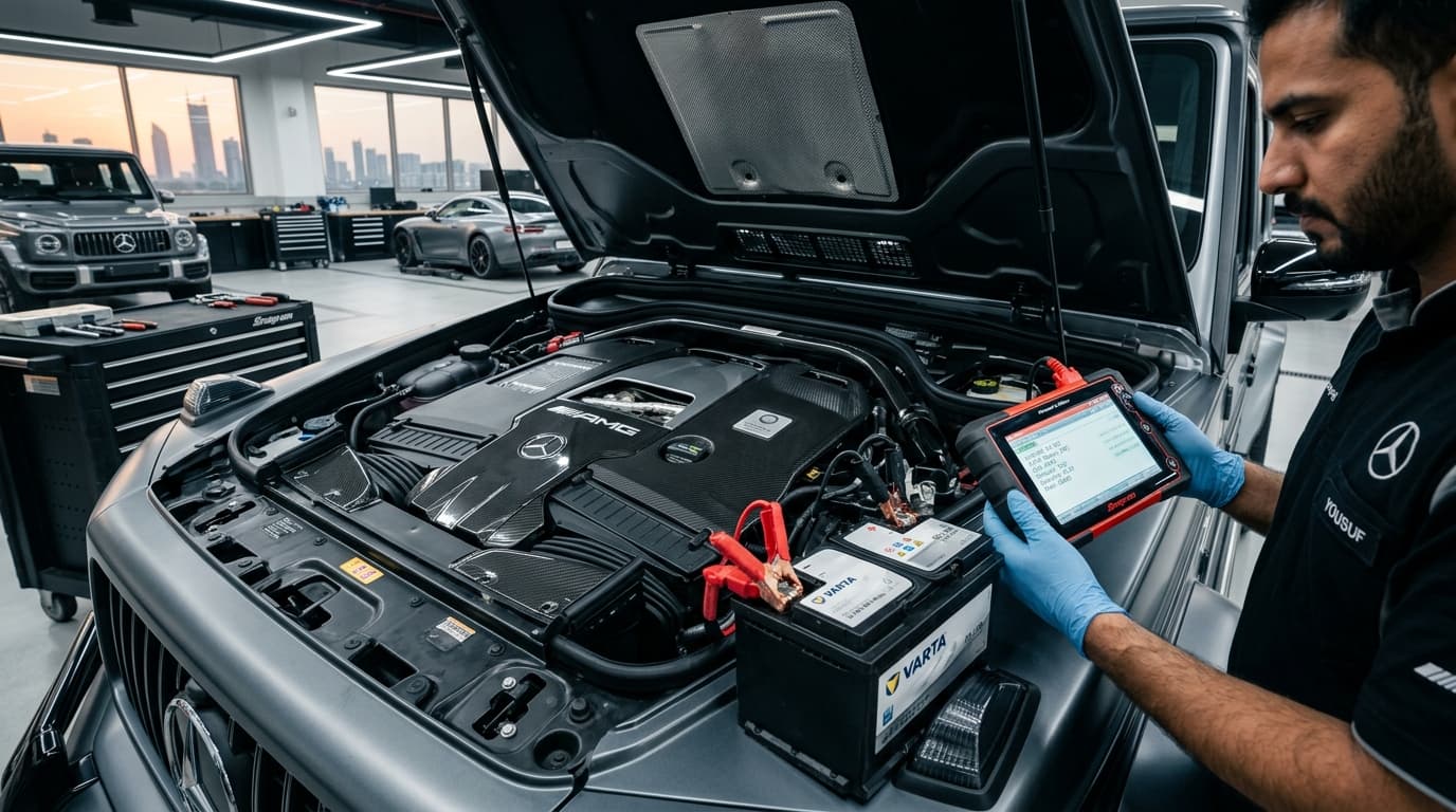 Mercedes-AMG G63 & GLE Auxiliary Battery Discharge & Electrical Warnings